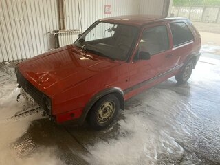 1988 Volkswagen Golf II, красный, 55000 рублей, вид 3
