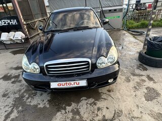 2006 Hyundai Sonata ТагАЗ IV (EF) Рестайлинг, чёрный, 310000 рублей, вид 1