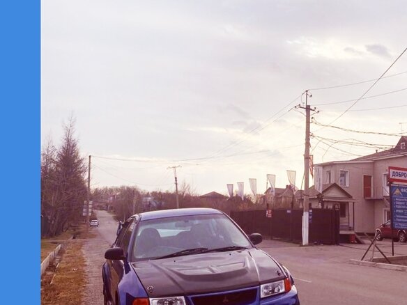 1998 Mitsubishi Lancer Evolution V, синий, 700000 рублей - вид 6