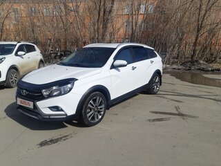 2019 Lada (ВАЗ) Vesta SW I, белый, 1250000 рублей, вид 1