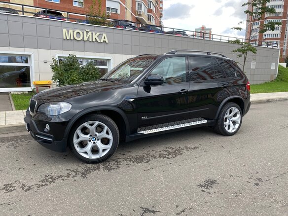 2008 BMW X5 30d II (E70), чёрный, 8500000 рублей - вид 8