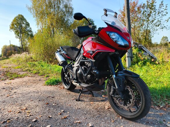 2014 Triumph Tiger 1050, красный, 750000 рублей - вид 8