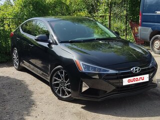 2018 Hyundai Elantra VI (AD) Рестайлинг, чёрный, 1850000 рублей, вид 2