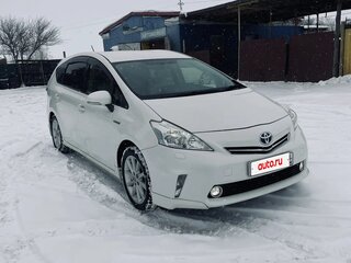 2012 Toyota Prius Alpha I (ZVW40/41), белый, 1150000 рублей, вид 3