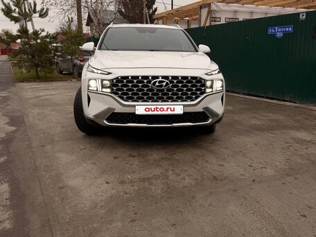 2020 Hyundai Santa Fe IV Рестайлинг, белый, 4200000 рублей, вид 1