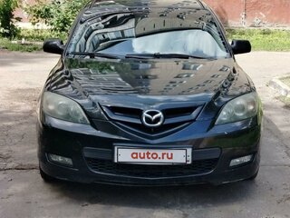 2008 Mazda 3 I (BK) Рестайлинг, чёрный, 350000 рублей, вид 1