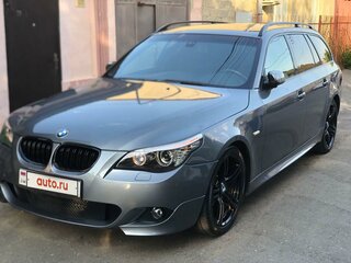 2008 BMW 5 серии 525i V (E60/E61) Рестайлинг, серый, 1370000 рублей, вид 4