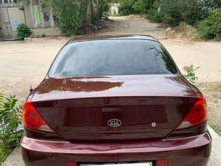 2007 Kia Spectra I Рестайлинг 2, красный, 410000 рублей, вид 4