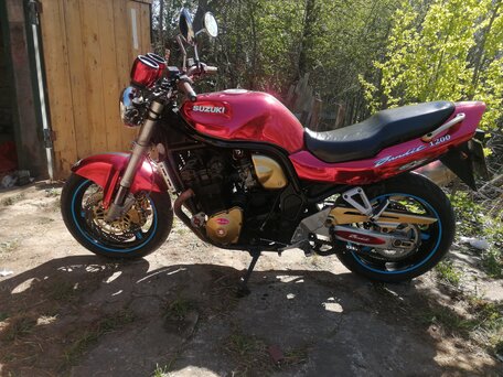 1995 Suzuki Bandit 1200, пурпурный, 265000 рублей, вид 4