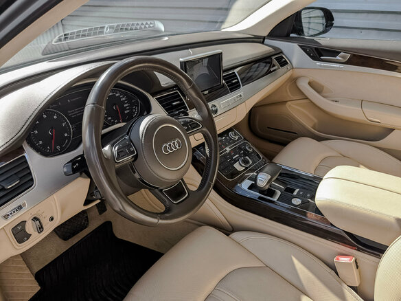2014 Audi A8 III (D4) Рестайлинг, чёрный - вид 14