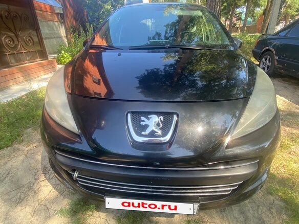 2009 Peugeot 207 I Рестайлинг, чёрный, 350000 рублей