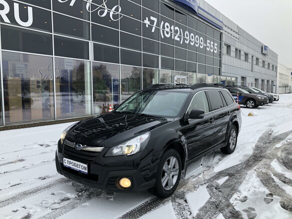 2014 Subaru Outback IV Рестайлинг, чёрный