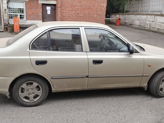 2005 Hyundai Accent ТагАЗ II, бежевый, 350000 рублей, вид 3