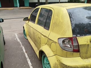 2008 Hyundai Getz I Рестайлинг, жёлтый, 350000 рублей, вид 4