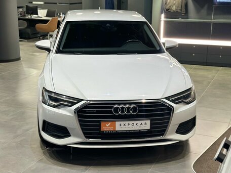2020 Audi A6 45 TFSI V (C8), белый, 3220000 рублей, вид 3