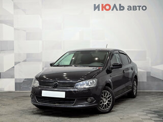 2014 Volkswagen Polo V, чёрный, 800000 рублей, вид 1