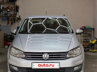 2019 Volkswagen Polo V Рестайлинг, серебристый, 1190000 рублей, вид 3