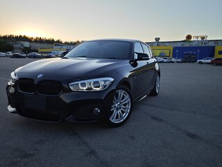 2015 BMW 1 серии 118i II (F20/F21) Рестайлинг, чёрный, 1700000 рублей, вид 2