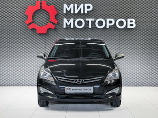 2016 Hyundai Solaris I Рестайлинг, чёрный, 990000 рублей, вид 2