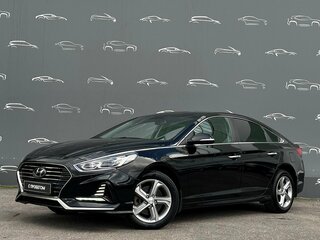 2018 Hyundai Sonata VII (LF) Рестайлинг, чёрный, 1768400 рублей, вид 1