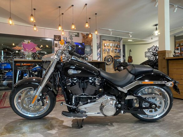 2024 Harley-Davidson Fat Boy, чёрный - вид 14