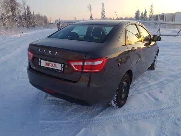 2016 Lada (ВАЗ) Vesta I, коричневый - вид 5
