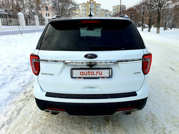 2018 Ford Explorer V Рестайлинг 2, белый - вид 4