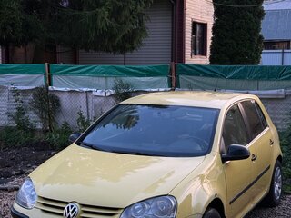 2007 Volkswagen Golf V, жёлтый, 385000 рублей, вид 2