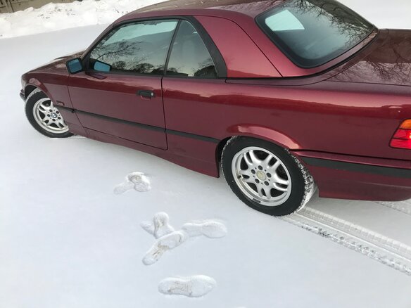 1995 BMW 3 серии 328i III (E36), красный - вид 9