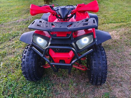 2023 Motoland ATV 125 Shark, красный, 110000 рублей, вид 1