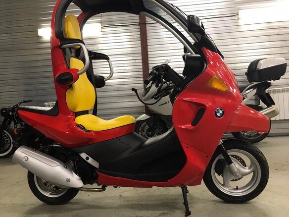 2002 BMW C 1, красный, 2000000 рублей - вид 12