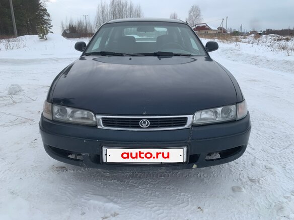 1997 Mazda 626 IV (GE), синий, 250000 рублей - вид 1