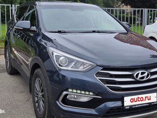 2016 Hyundai Santa Fe III Рестайлинг, синий, 1590000 рублей, вид 2