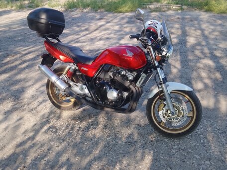2002 Honda CB 400 Super Four, красный, 299000 рублей, вид 3