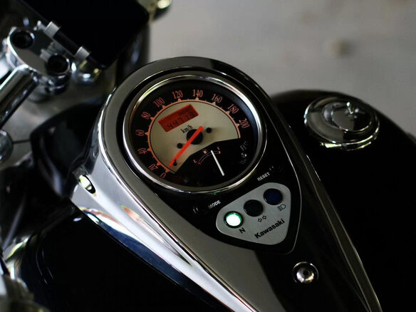 2008 Kawasaki VN900 Vulcan, чёрный, 495000 рублей - вид 7