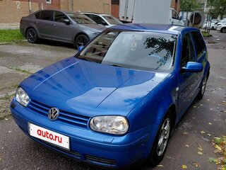 2002 Volkswagen Golf IV, синий, 380000 рублей, вид 1