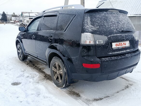 2008 Mitsubishi Outlander II, чёрный, 1200000 рублей - вид 6