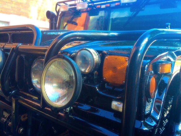 1995 Hummer H1, чёрный - вид 1