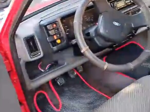 1988 Ford Fiesta Mk2, красный, 180000 рублей - вид 1