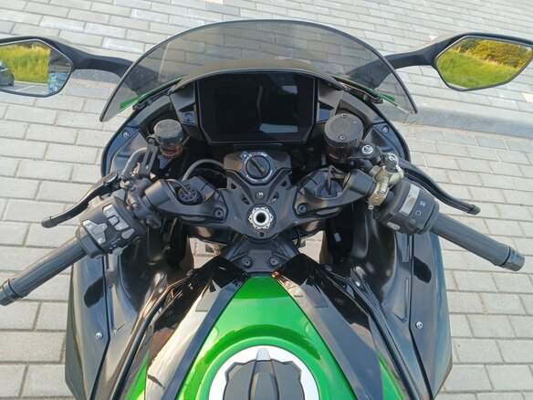 2022 Kawasaki Ninja H2 SX, зелёный, 1731982 рублей - вид 7