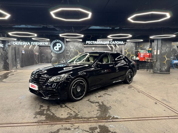 2018 Mercedes-Benz S-Класс 400 d Long VI (W222, C217) Рестайлинг, чёрный, 5050000 рублей - вид 36