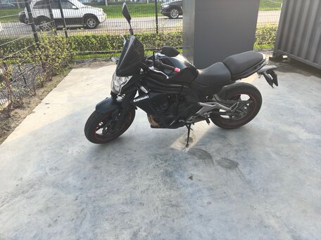 2013 Kawasaki ER-6N, чёрный, 400000 рублей, вид 2