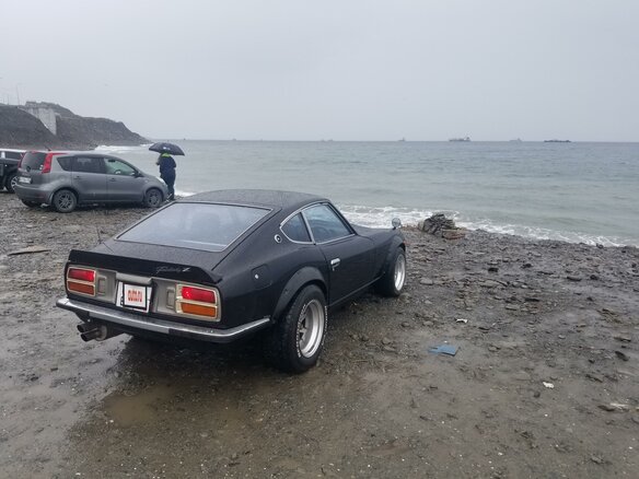 1977 Nissan Fairlady Z I (S30), чёрный - вид 3