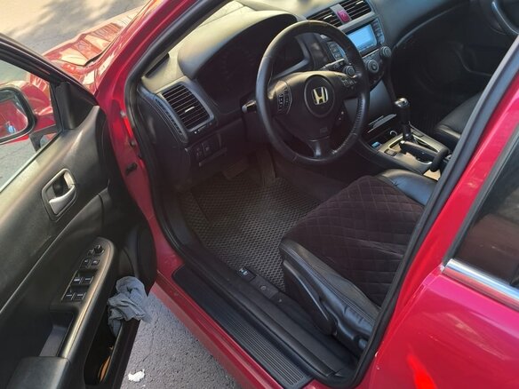 2007 Honda Accord VII Рестайлинг, красный, 700000 рублей - вид 5