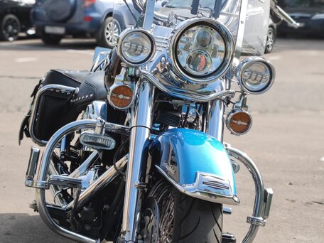 2011 Harley-Davidson Heritage, синий, 1100000 рублей, вид 4