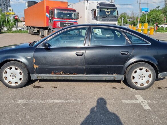 1998 Audi A6 II (C5), чёрный, 270000 рублей - вид 7