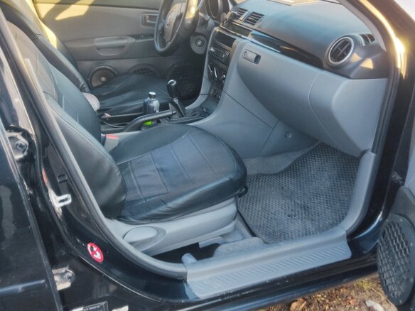 2008 Mazda 3 I (BK) Рестайлинг, чёрный, 700000 рублей - вид 8