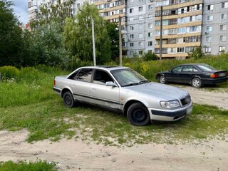 1992 Audi 100 IV (C4), серебристый, 125000 рублей, вид 4