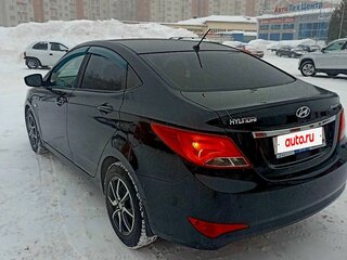 2014 Hyundai Solaris I Рестайлинг, чёрный, 930000 рублей, вид 4