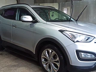 2013 Hyundai Santa Fe III, серебристый, 1325000 рублей, вид 3